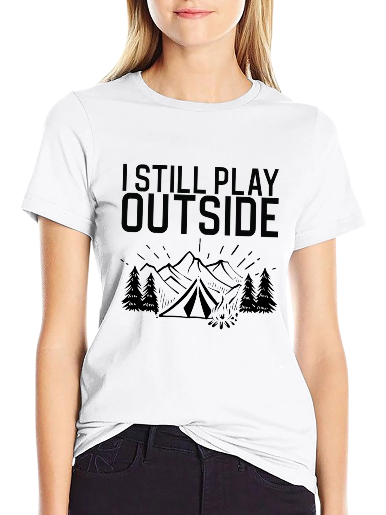 I Still Play Outside Camping T-Shirt