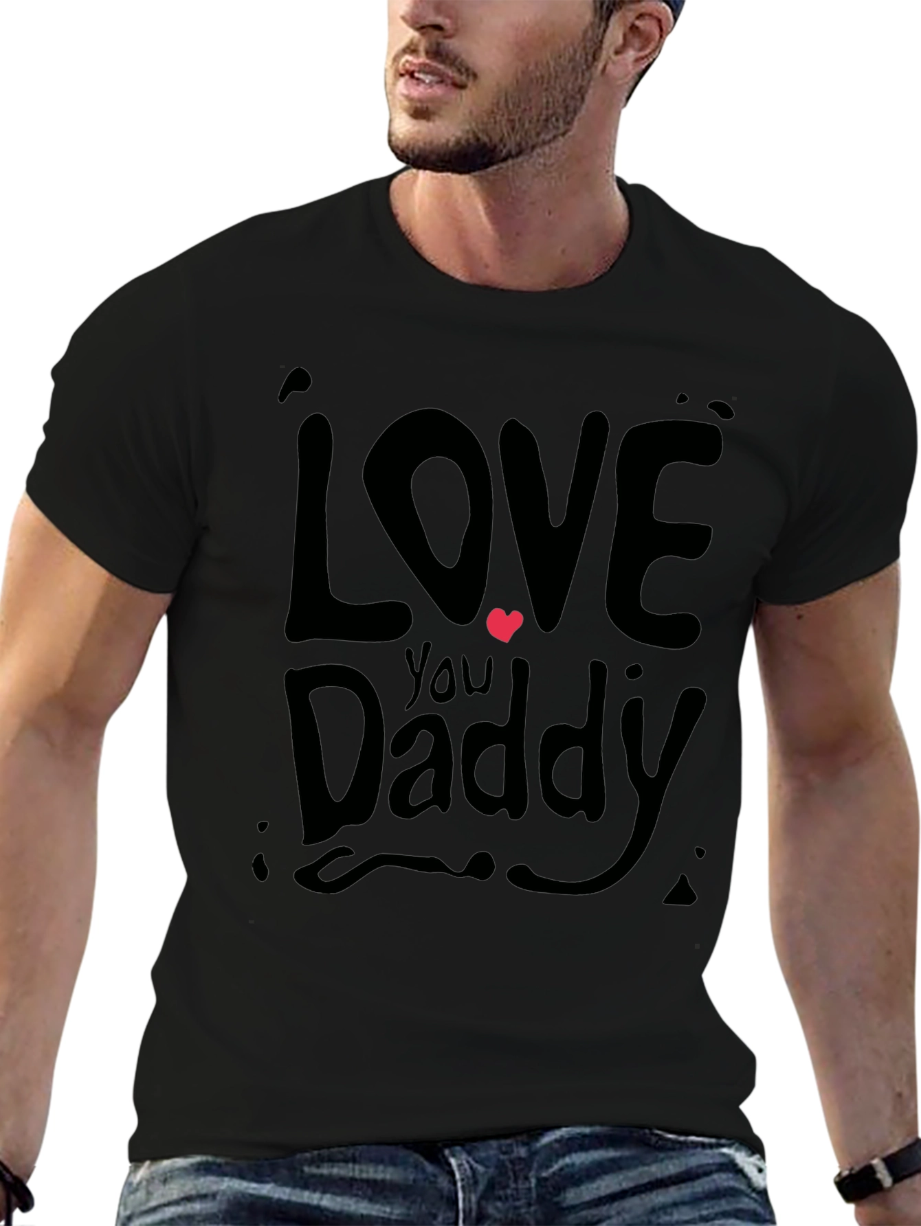 Love You Daddy Graphic Tee - Fathers Day Gift
