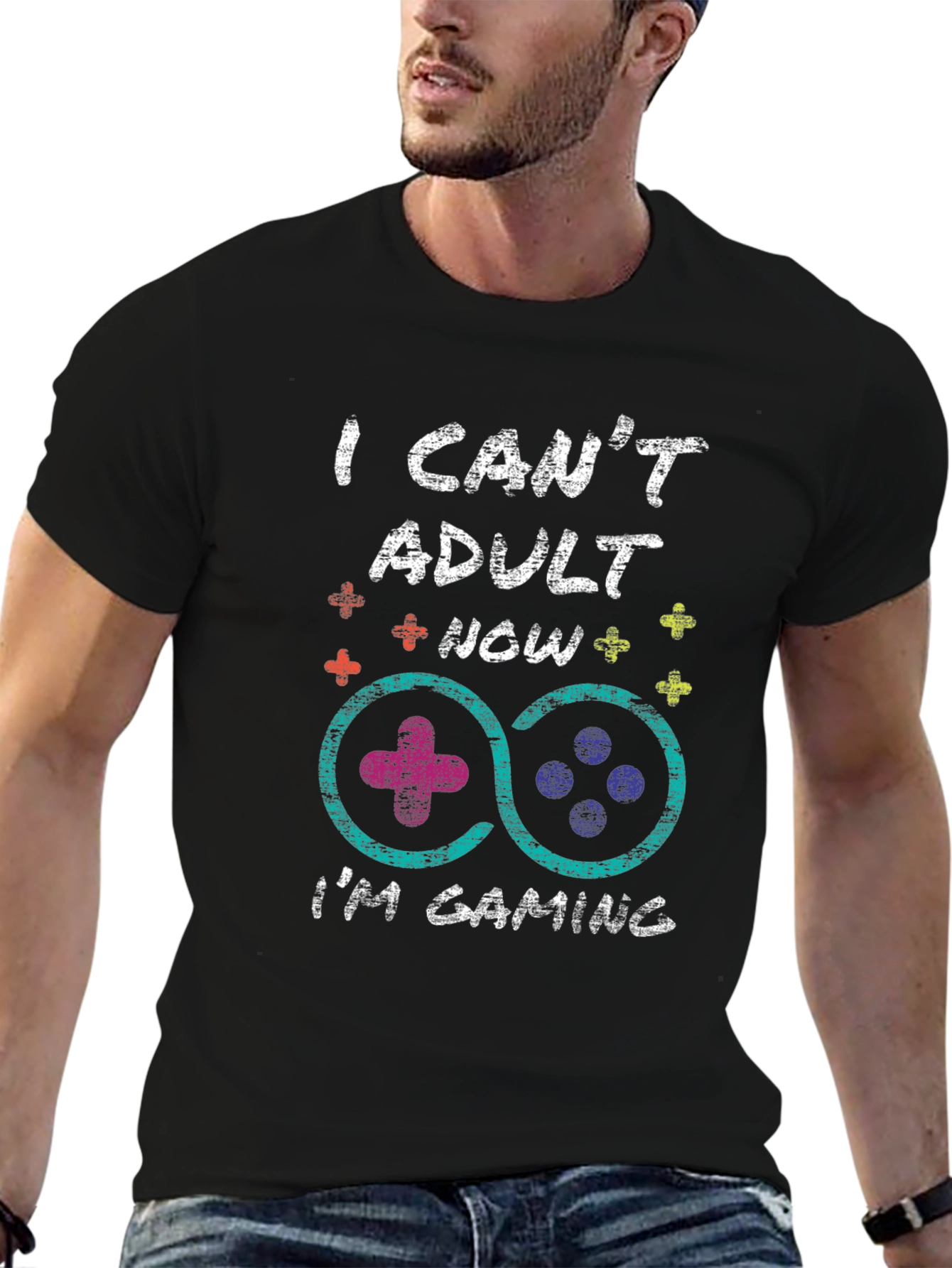 Funny Gaming T-Shirt: I Cant Adult Now Im Gaming