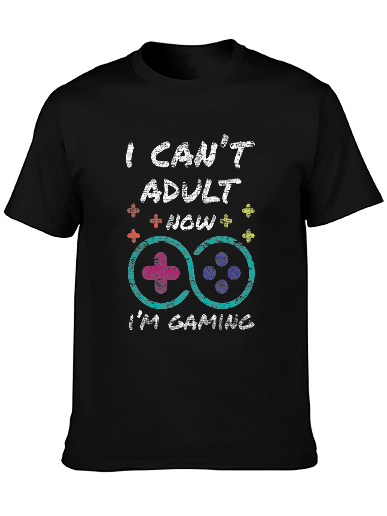 Funny Gaming T-Shirt: I Cant Adult Now Im Gaming