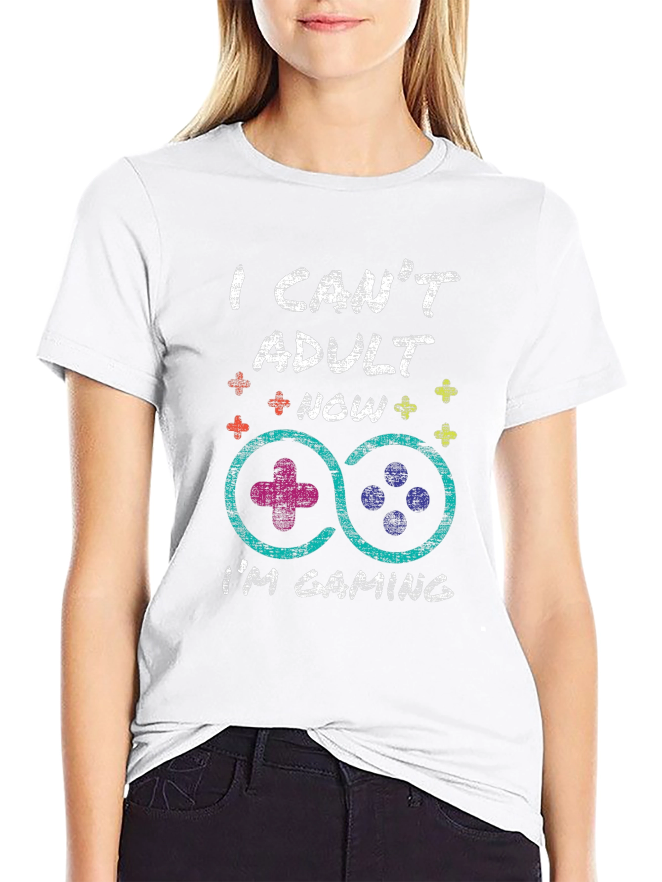 Funny Gaming T-Shirt: I Cant Adult Now Im Gaming