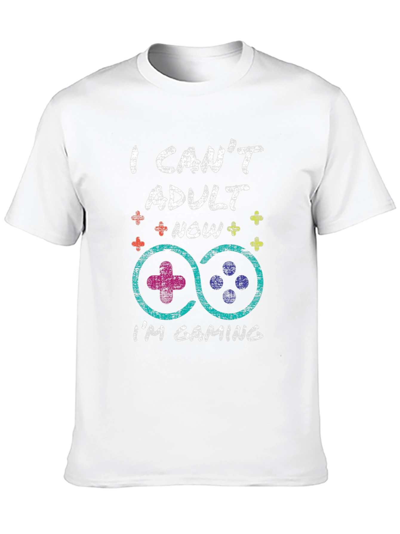 Funny Gaming T-Shirt: I Cant Adult Now Im Gaming