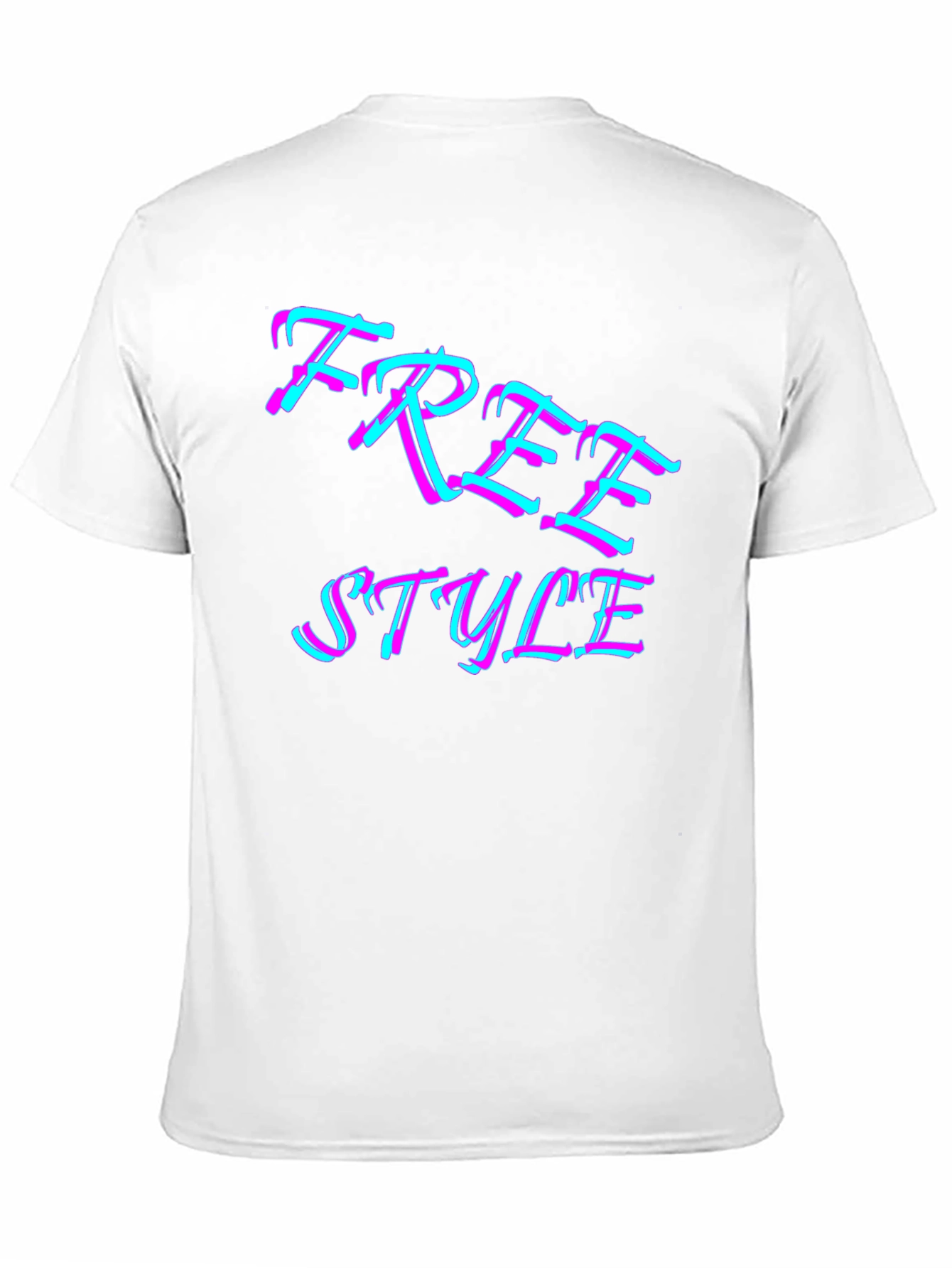 Freestyle Graphic Print Black T-Shirt