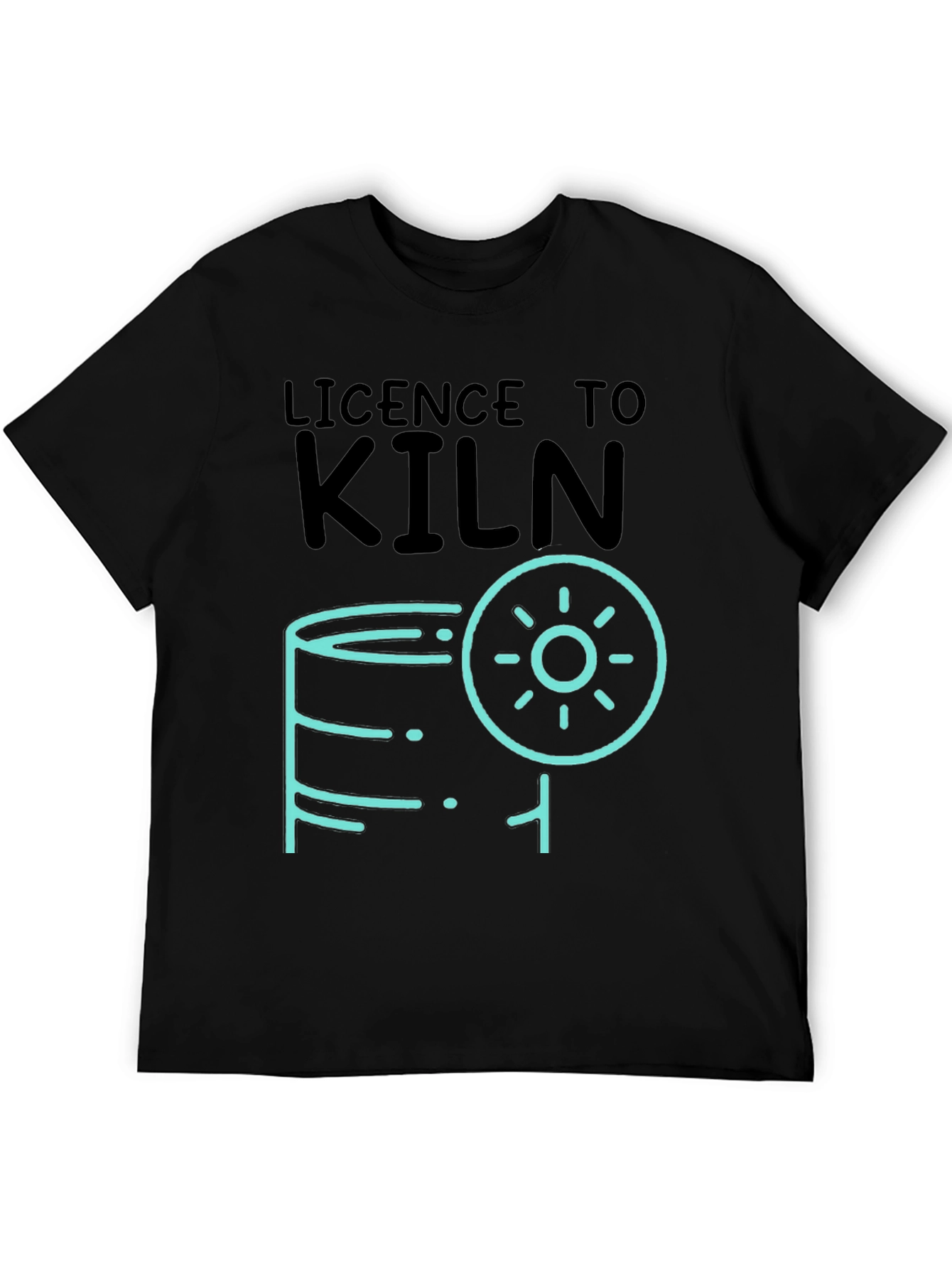 Licence to Kiln Graphic T-Shirt - Pottery Lover Tee