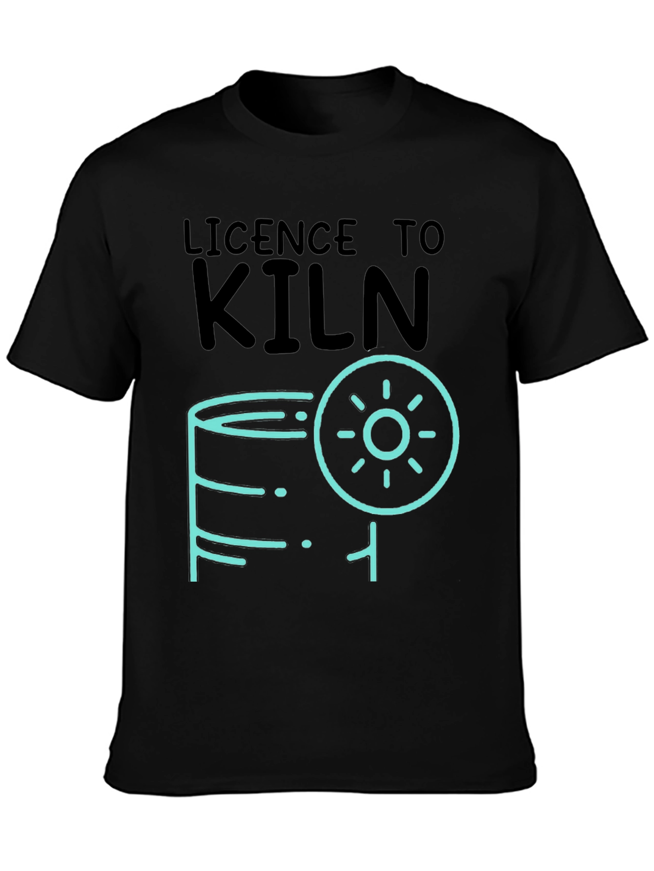 Licence to Kiln Graphic T-Shirt - Pottery Lover Tee