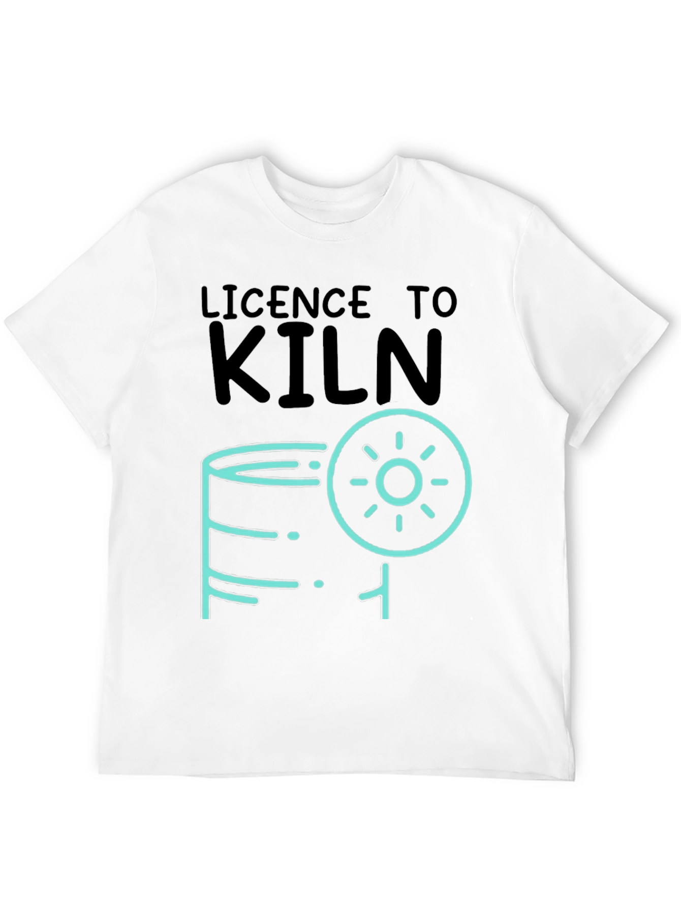 Licence to Kiln Graphic T-Shirt - Pottery Lover Tee