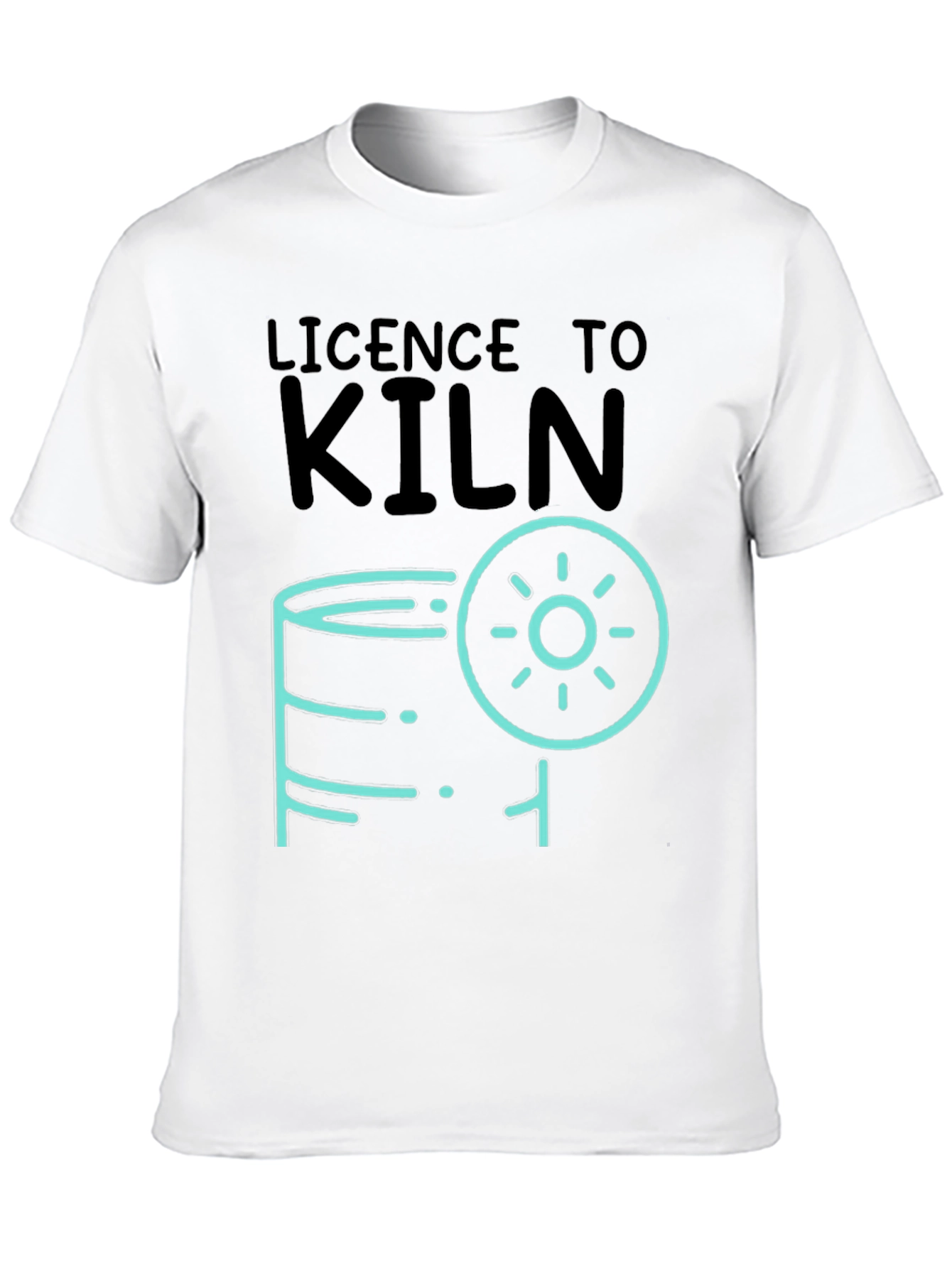 Licence to Kiln Graphic T-Shirt - Pottery Lover Tee