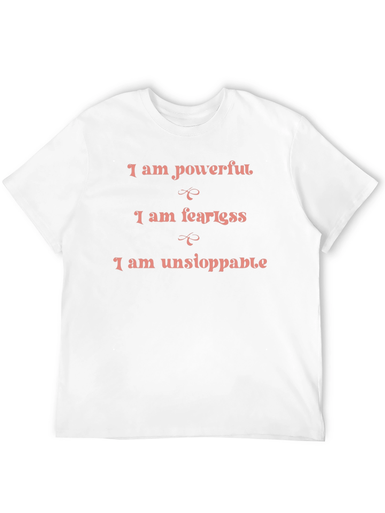 Empowering Statement T-Shirt: Powerful Fearless Unstoppable