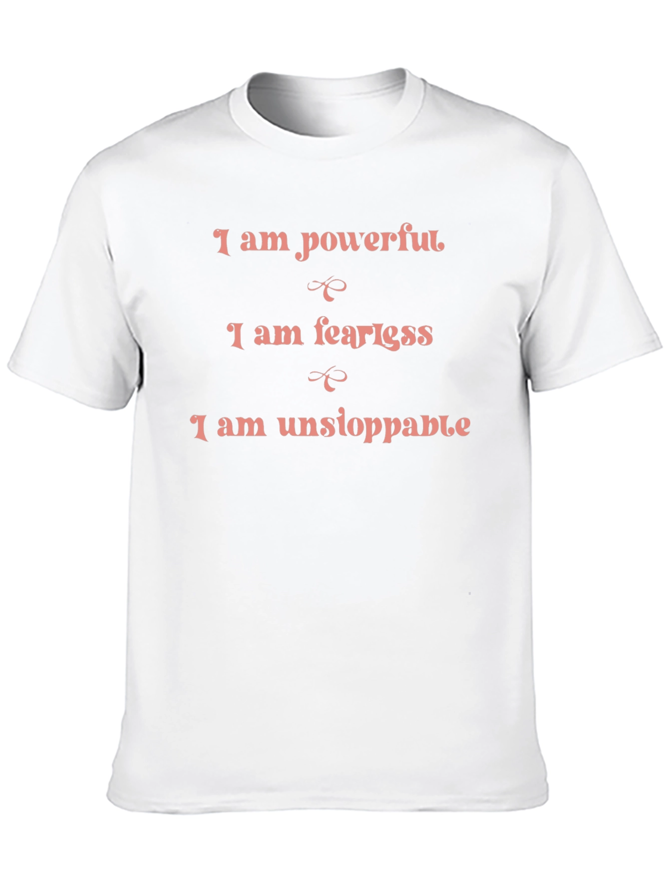Empowering Statement T-Shirt: Powerful Fearless Unstoppable