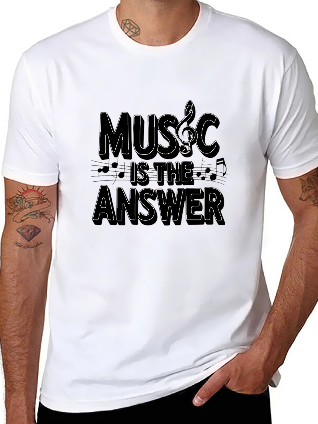 Music is the Answer Graphic Tee