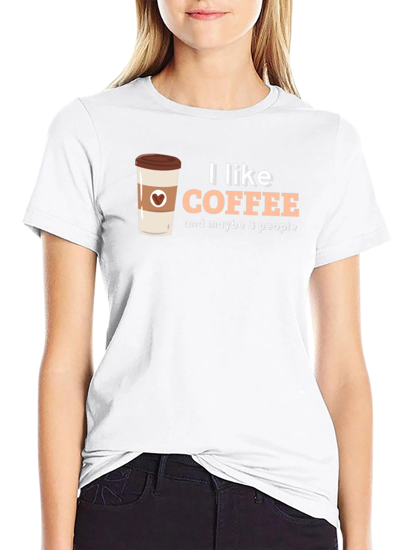 I Like Coffee Graphic T-Shirt - Soft Cotton Blend