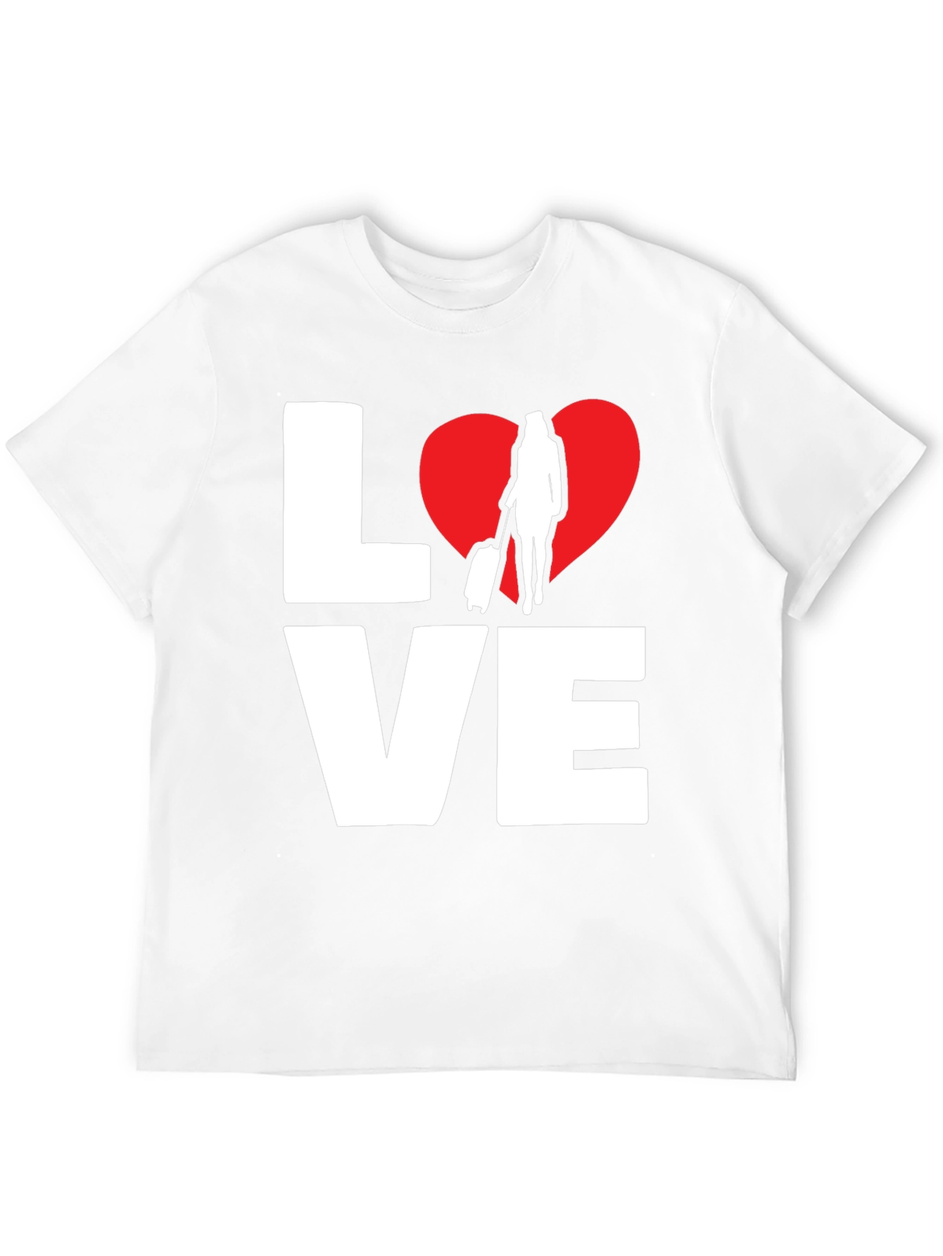Love to Travel Black Graphic Tee