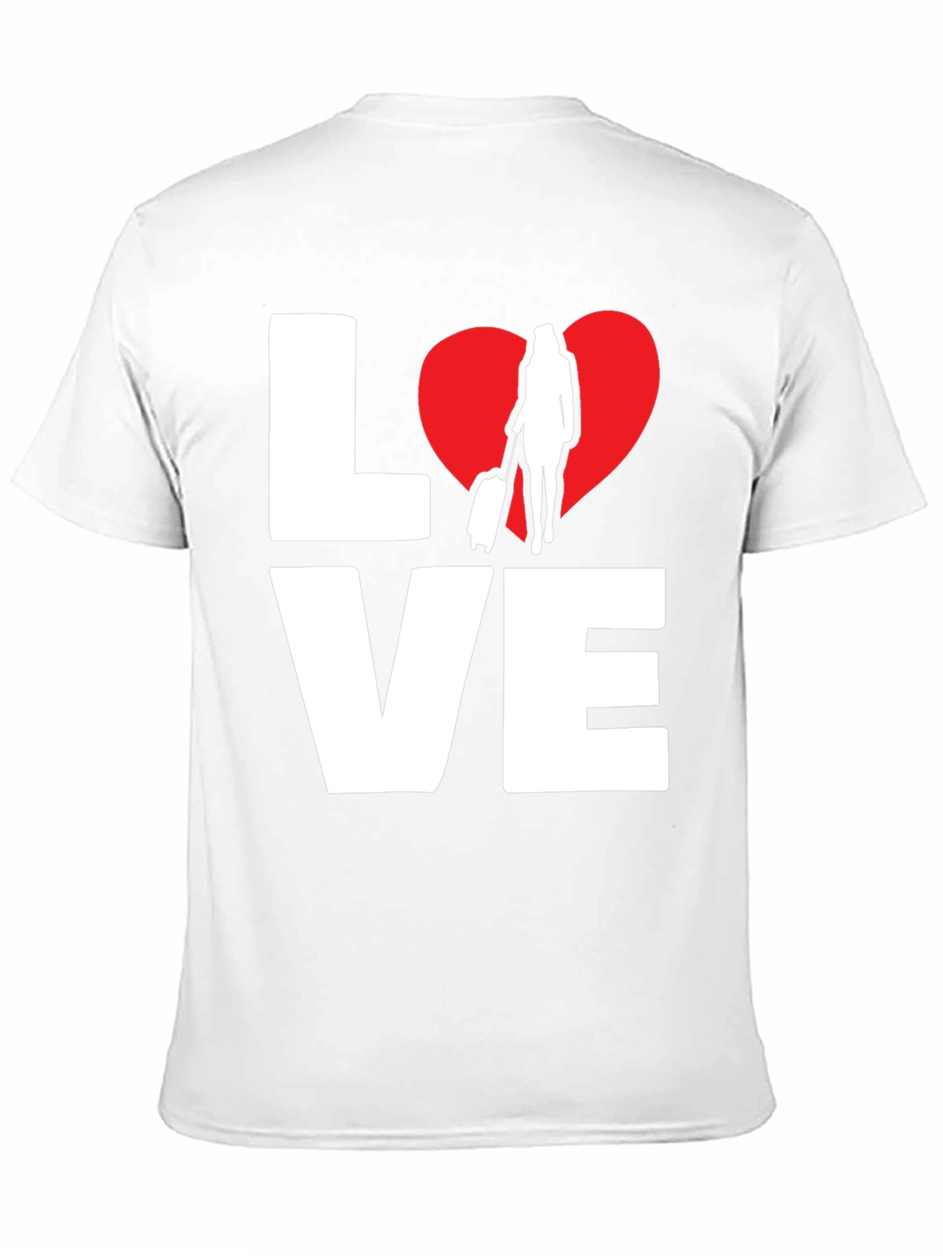 Love to Travel Black Graphic Tee