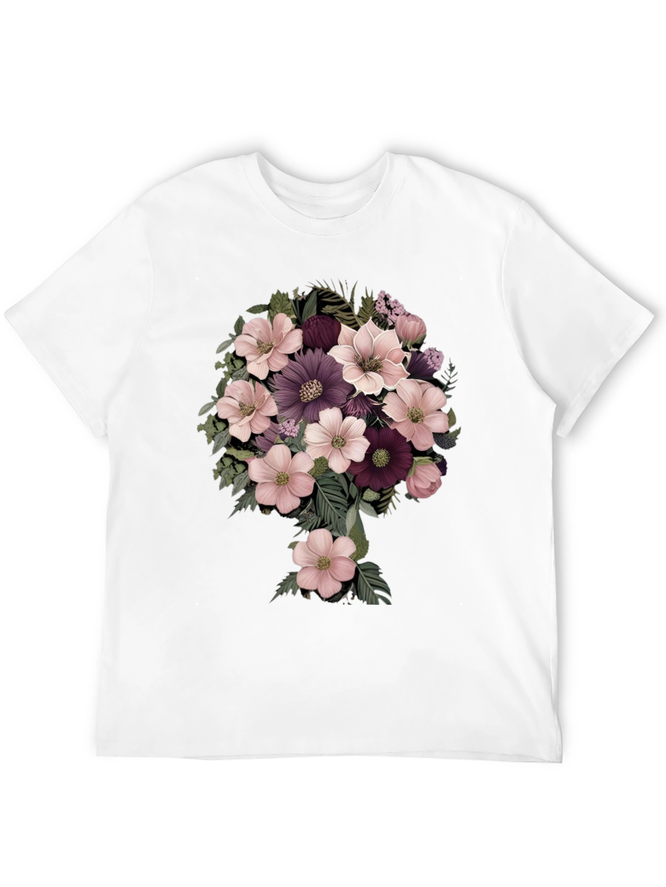 Floral Bouquet Graphic Tee - Stylish Comfort