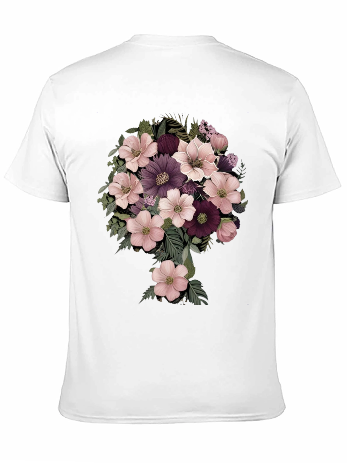 Floral Bouquet Graphic Tee - Stylish Comfort