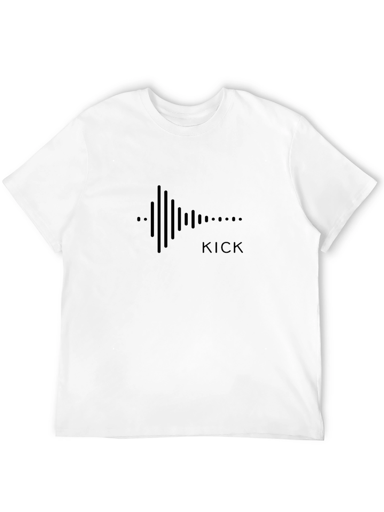 Black Kick Graphic Tee - Music Production Shirt