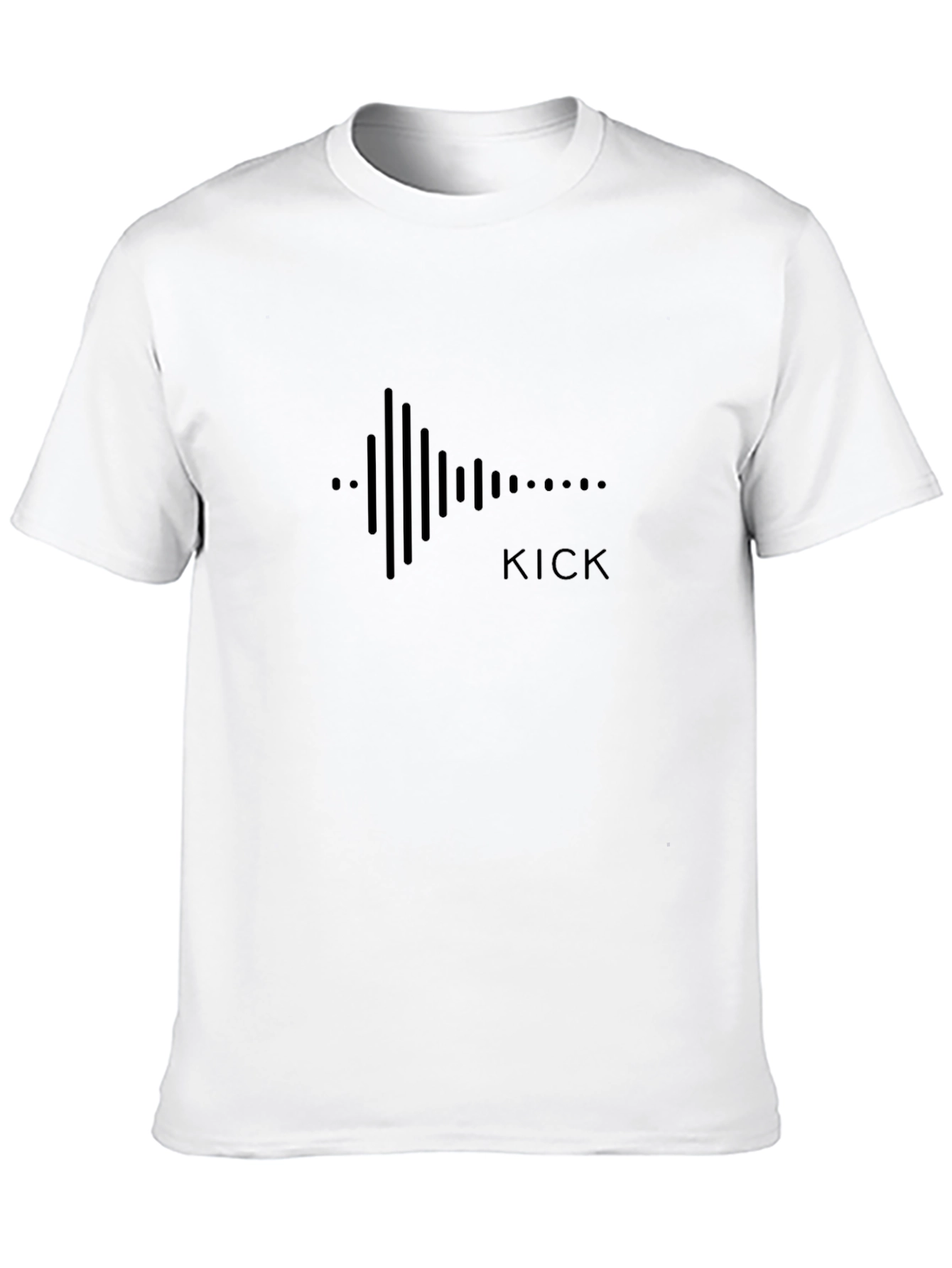 Black Kick Graphic Tee - Music Production Shirt