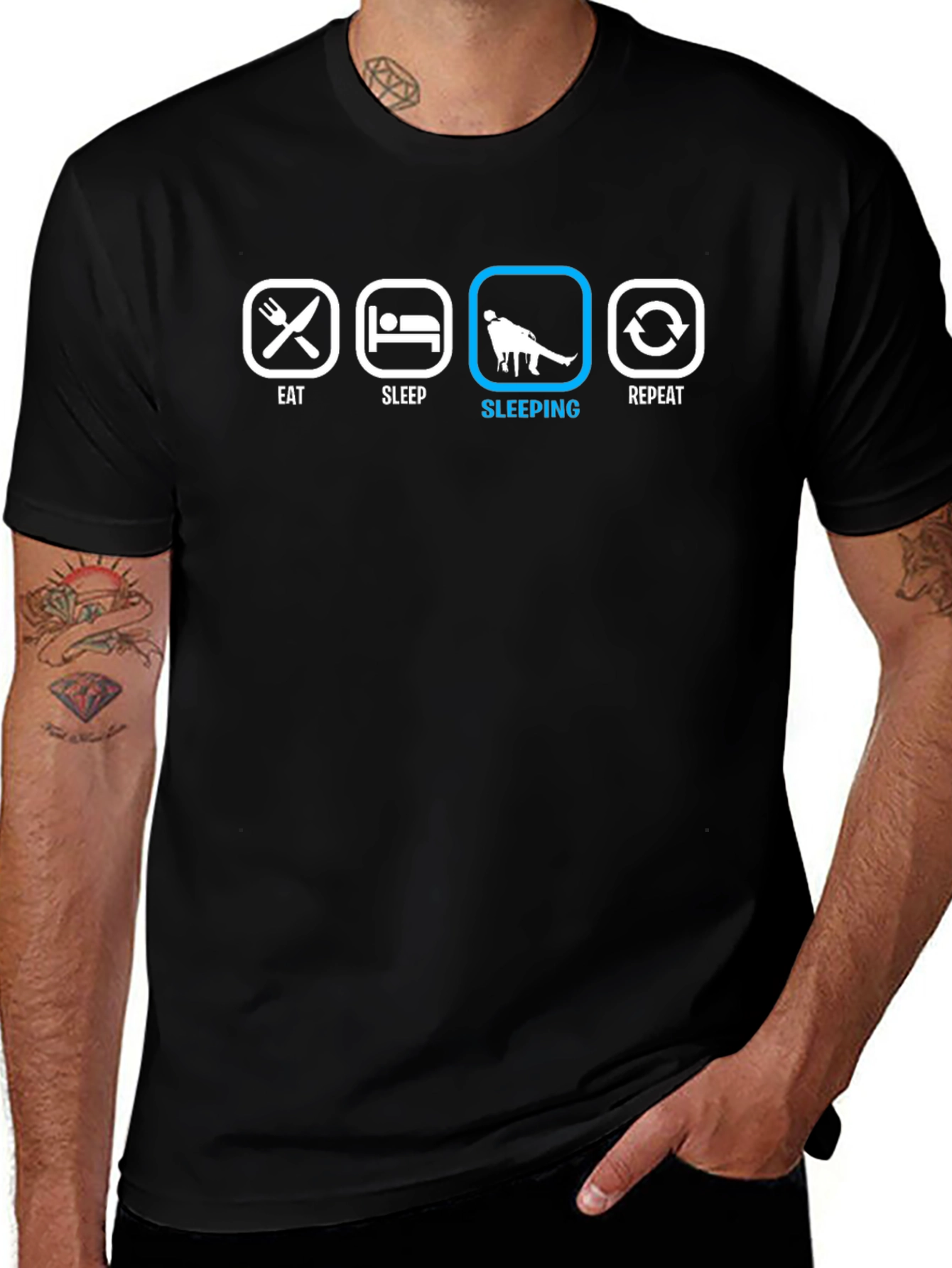 Eat Sleep Sleeping Repeat T-Shirt