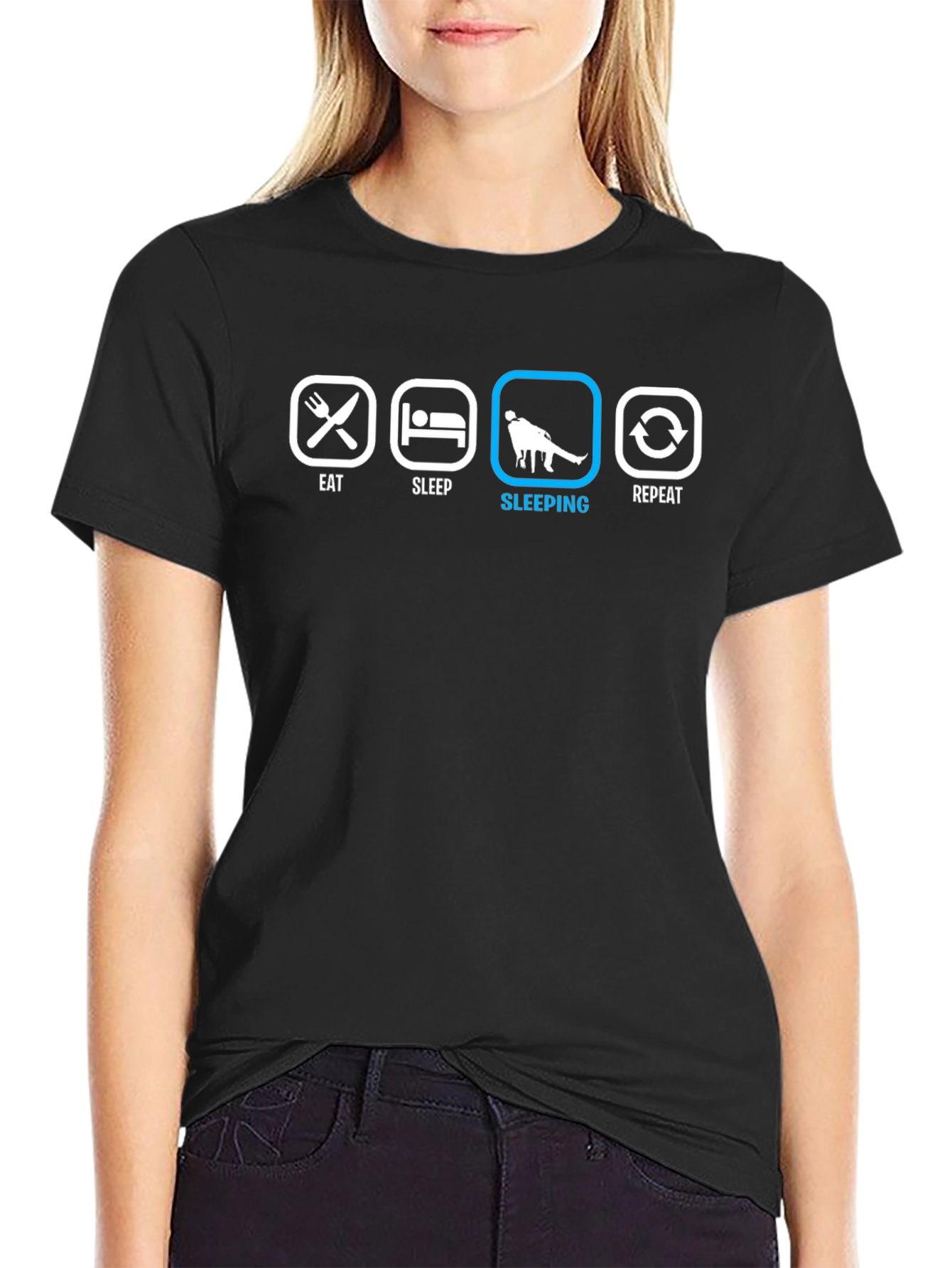 Eat Sleep Sleeping Repeat T-Shirt