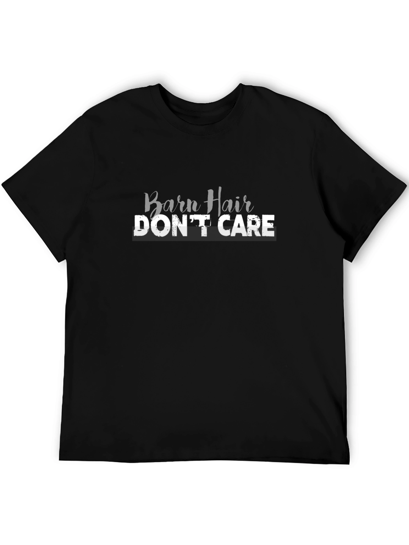 Barn Hair Dont Care Black T-Shirt