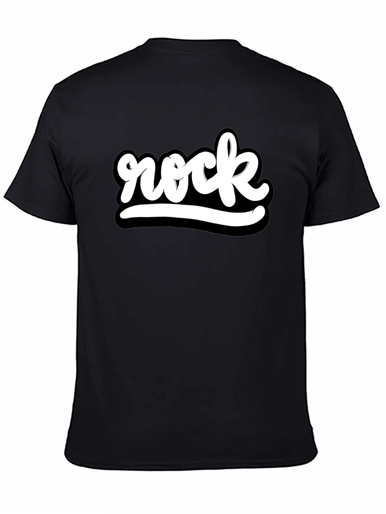 Rock Graphic Black T-Shirt