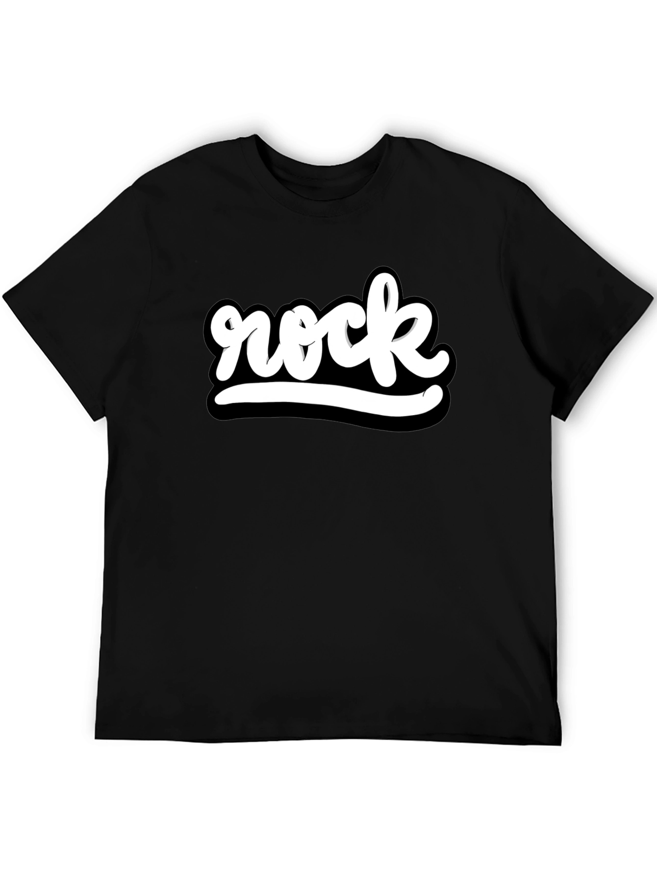 Rock Graphic Black T-Shirt