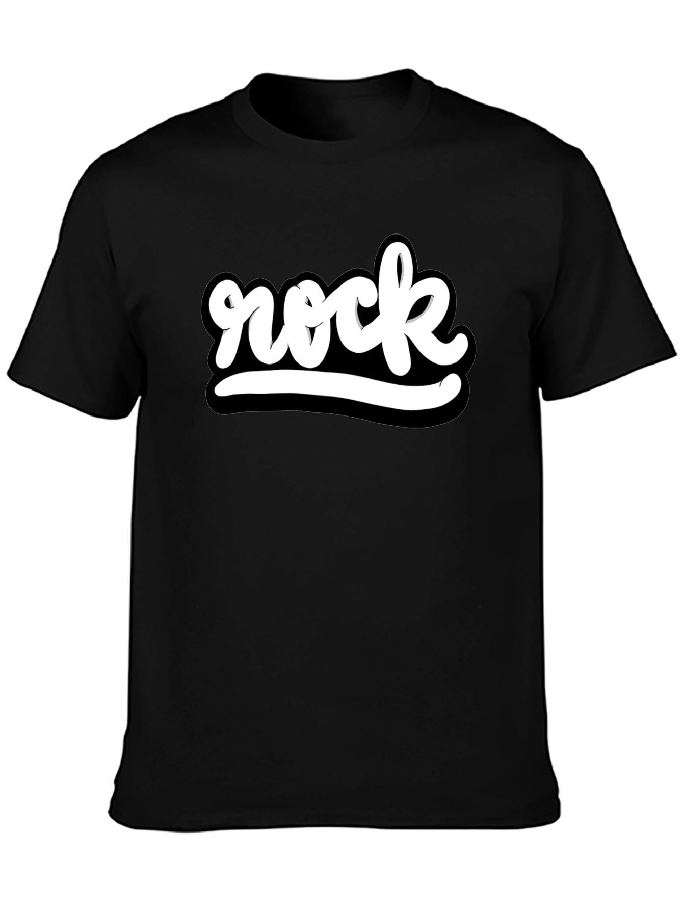 Rock Graphic Black T-Shirt