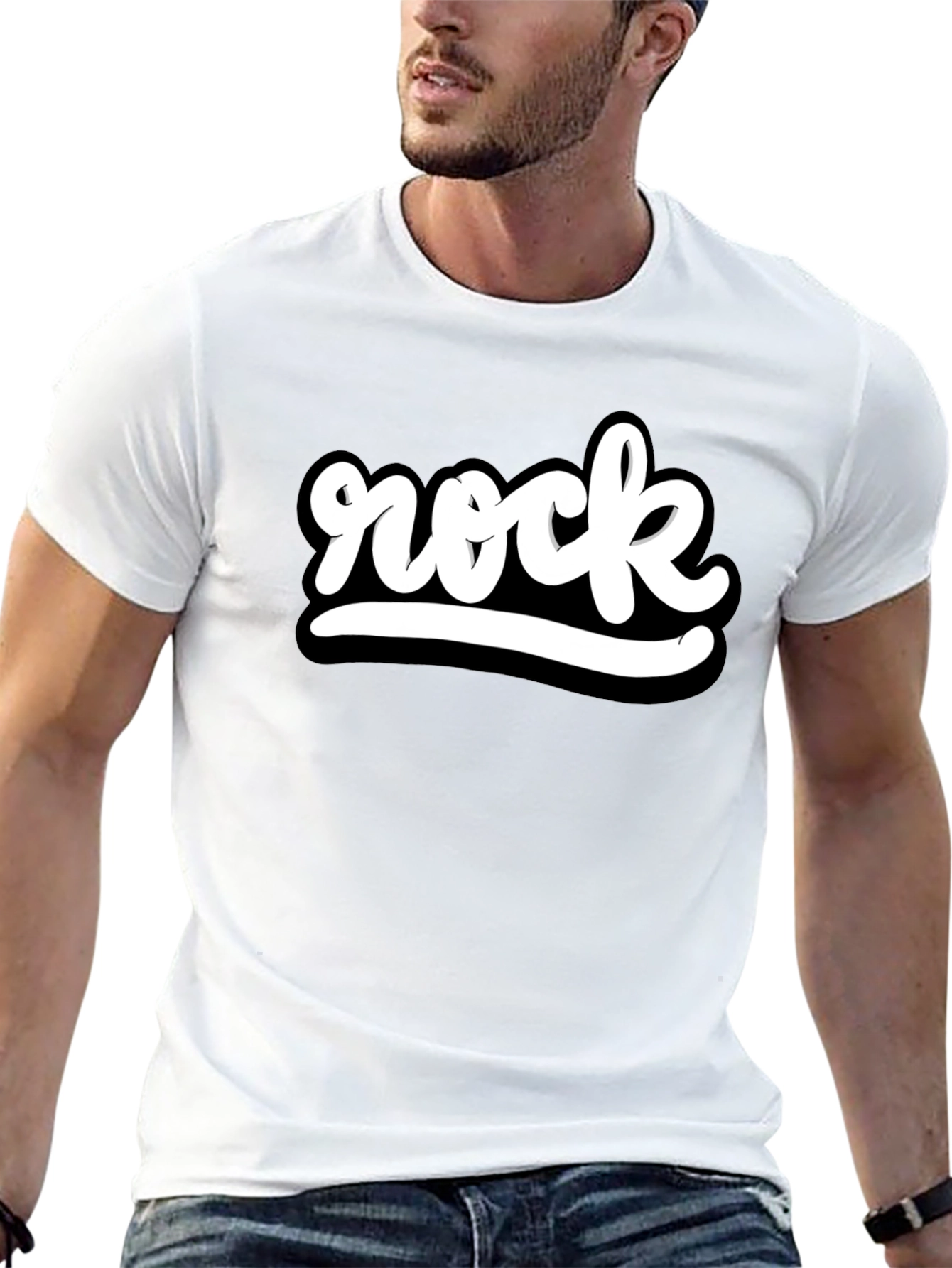 Rock Graphic Black T-Shirt