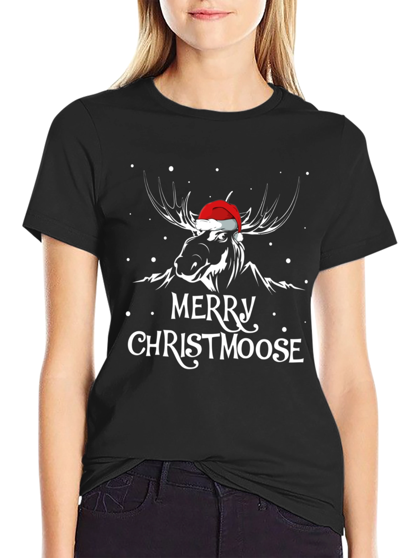 Merry Christmoose Graphic Tee
