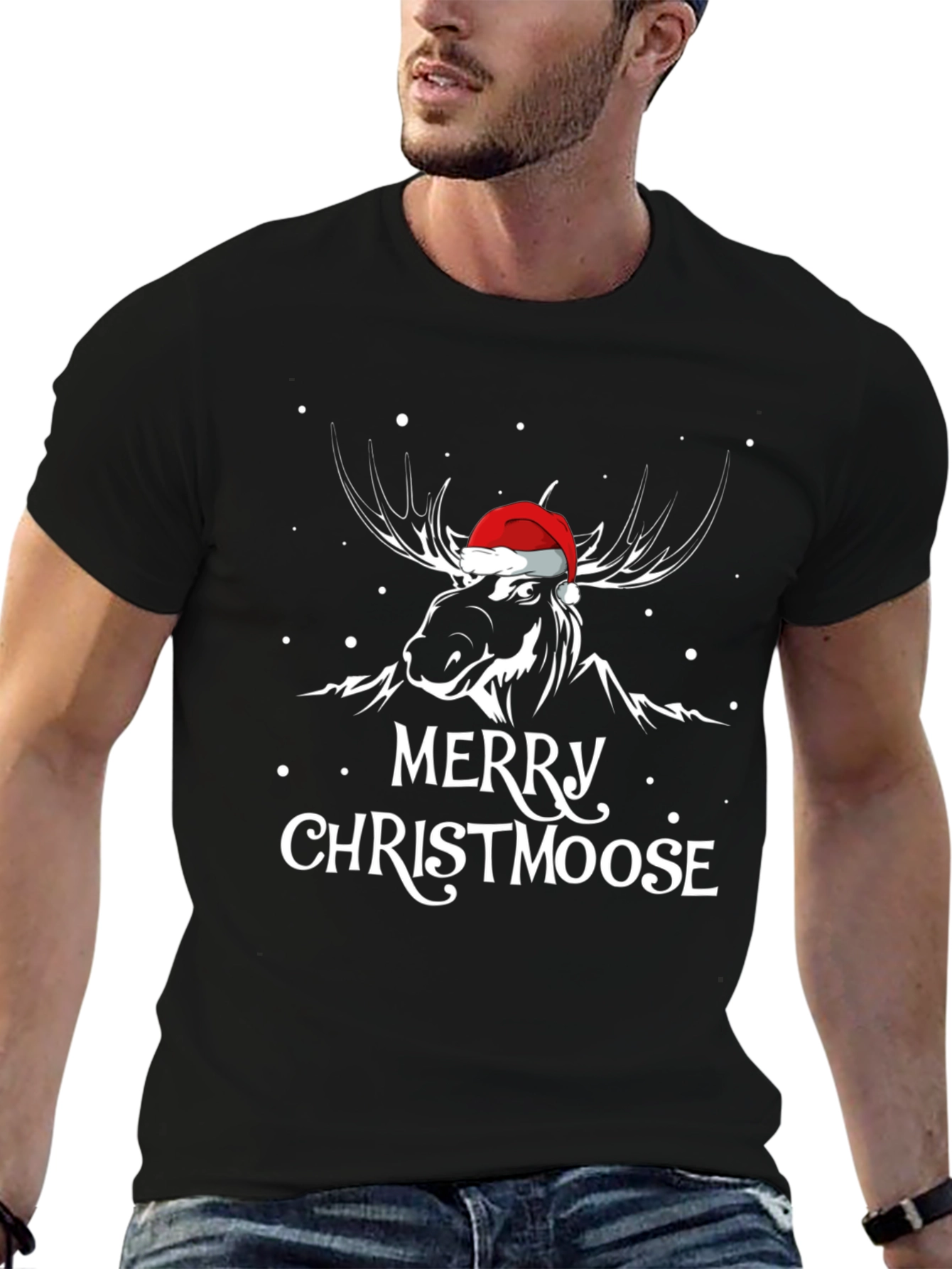 Merry Christmoose Graphic Tee