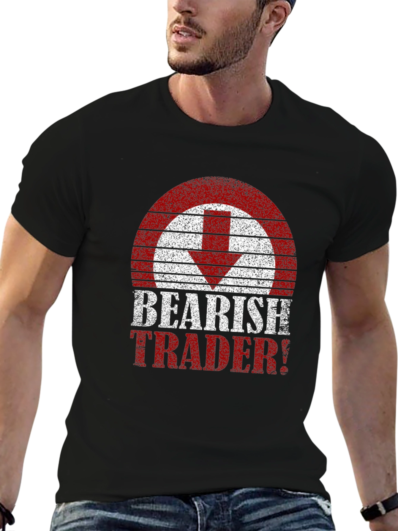 Bearish Trader Graphic T-Shirt - Short Sleeve
