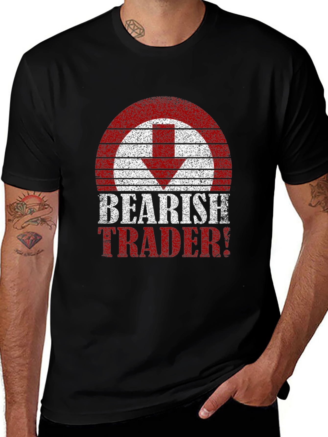 Bearish Trader Graphic T-Shirt - Short Sleeve
