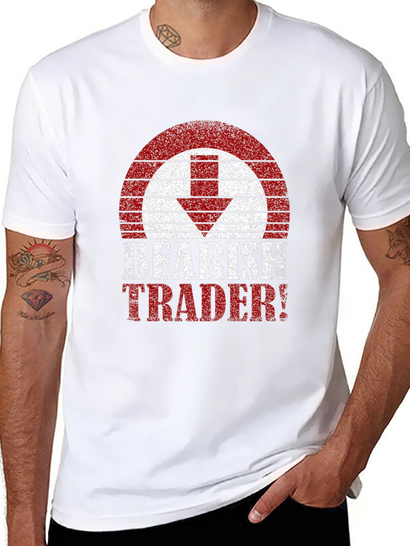 Bearish Trader Graphic T-Shirt - Short Sleeve