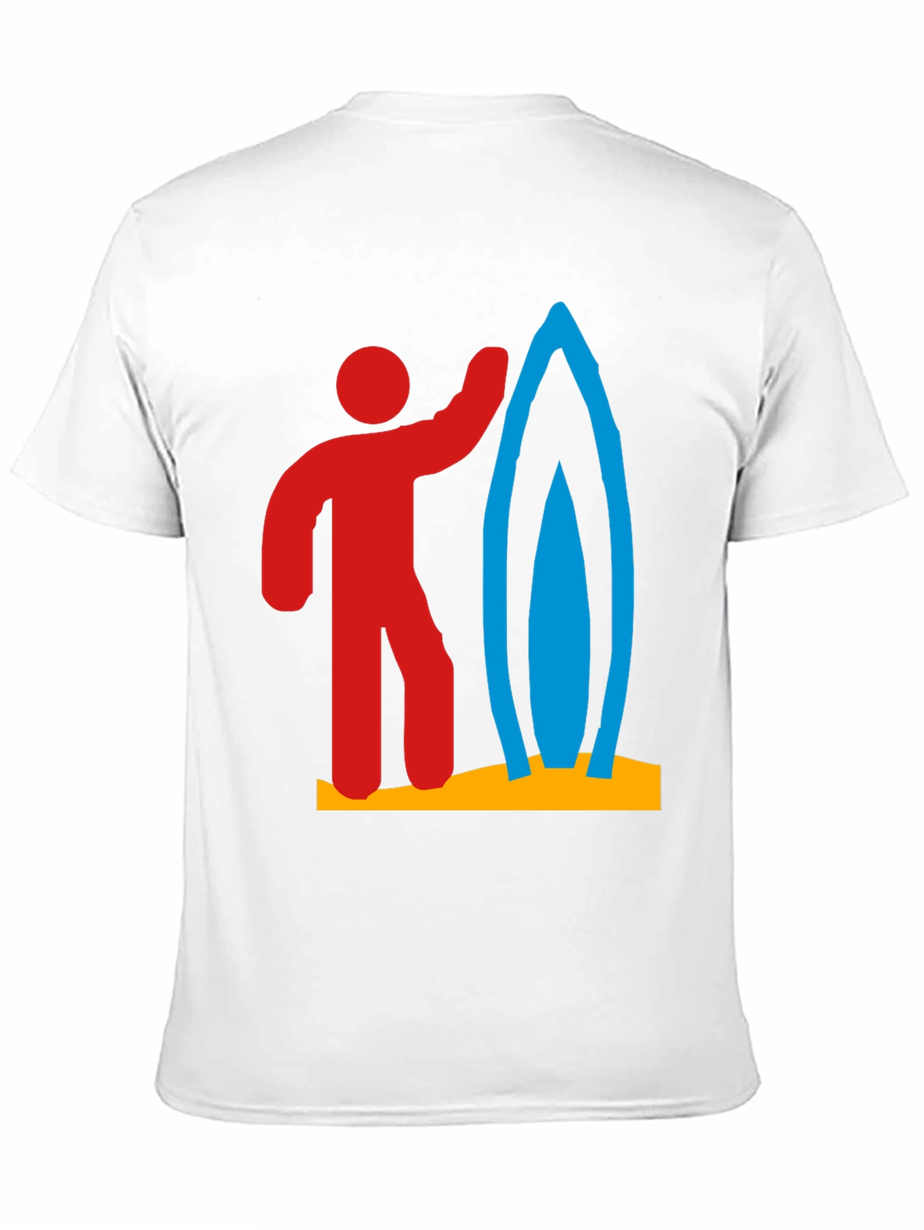 Surfer Graphic Tee - Black Cotton T-Shirt