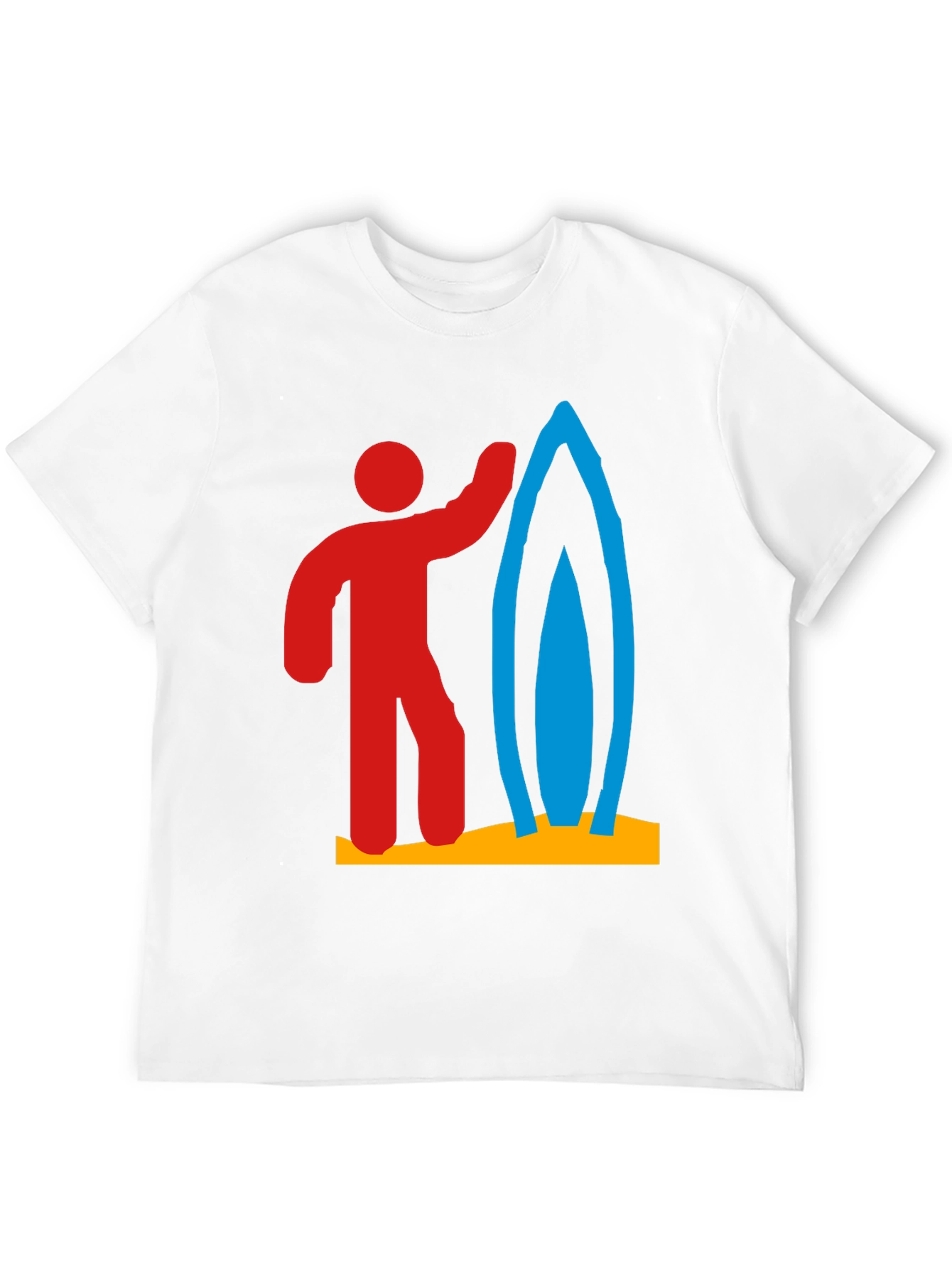 Surfer Graphic Tee - Black Cotton T-Shirt