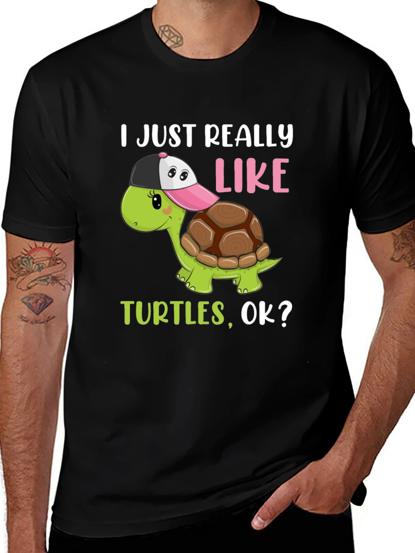 I Just Really Like Turtles T-Shirt