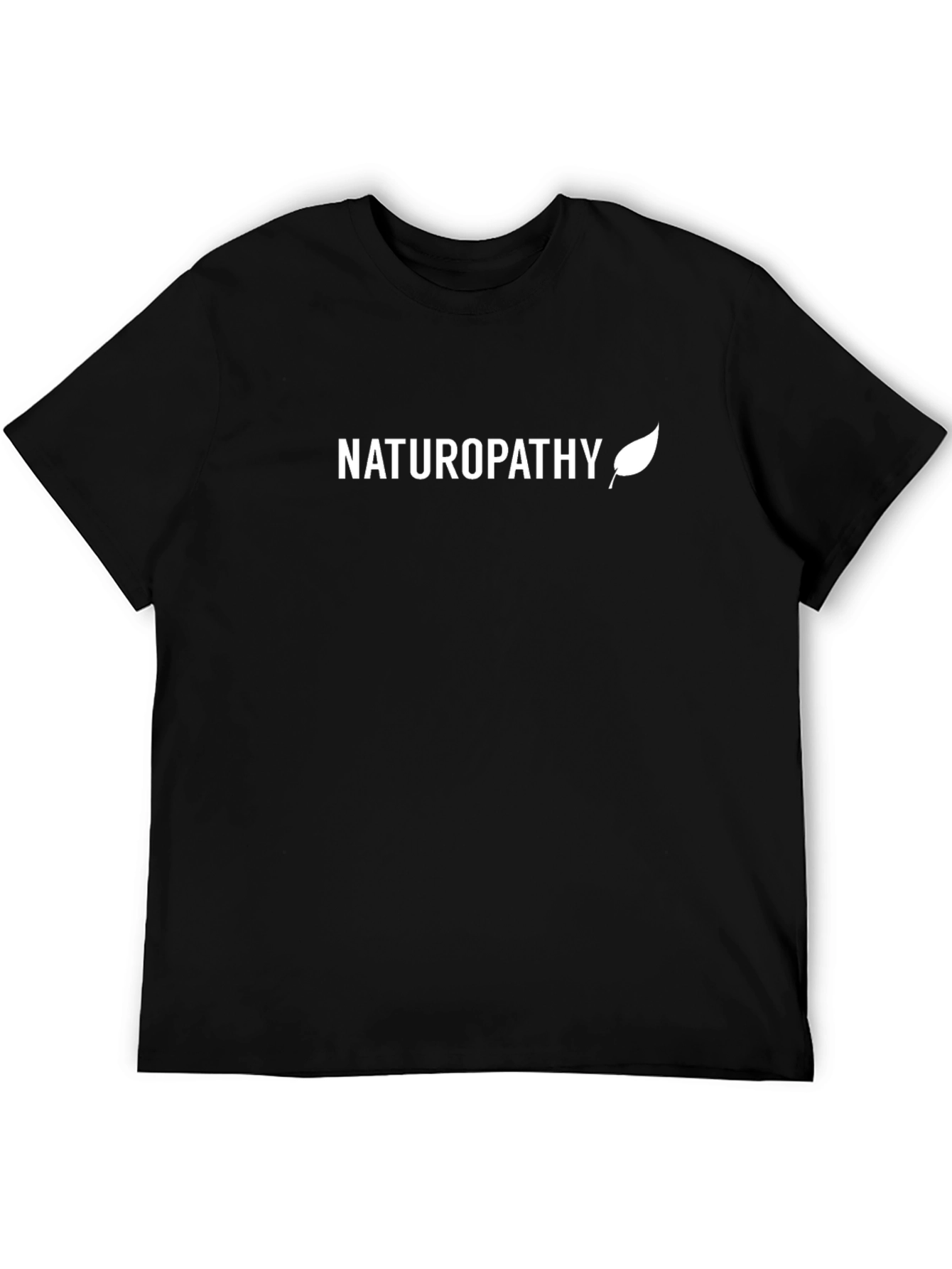 Naturopathy T-Shirt - Black Cotton Tee