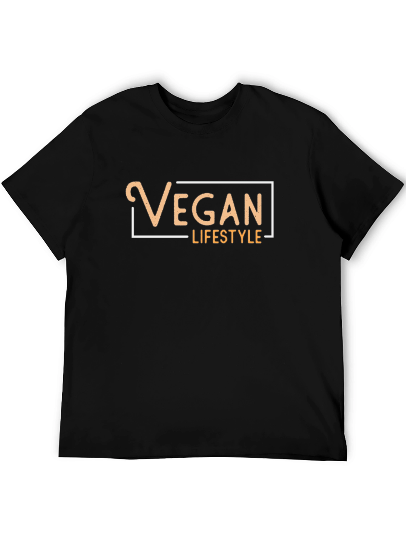 Vegan Lifestyle Graphic T-Shirt - Black