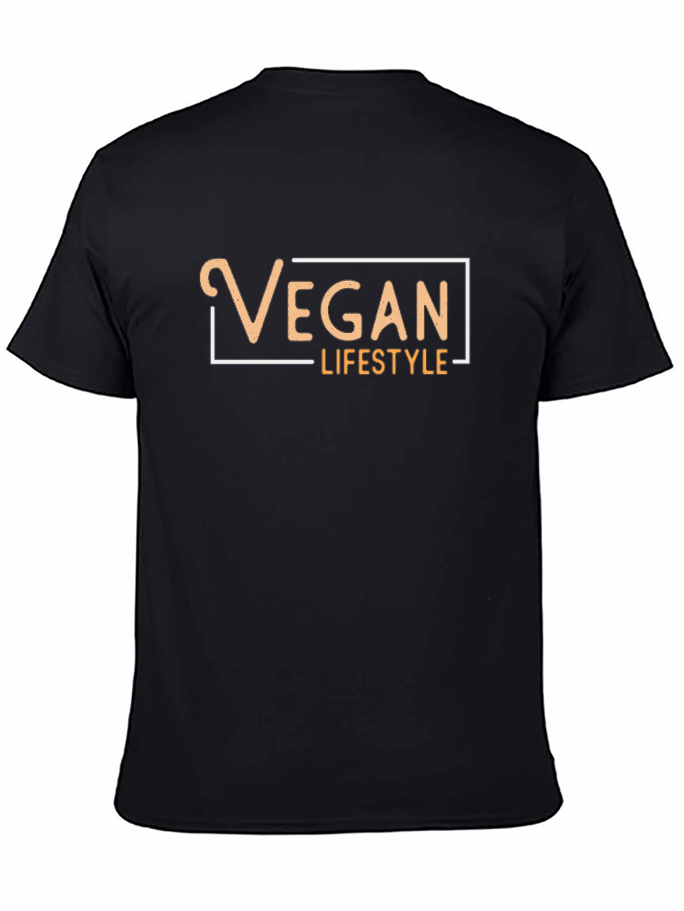Vegan Lifestyle Graphic T-Shirt - Black