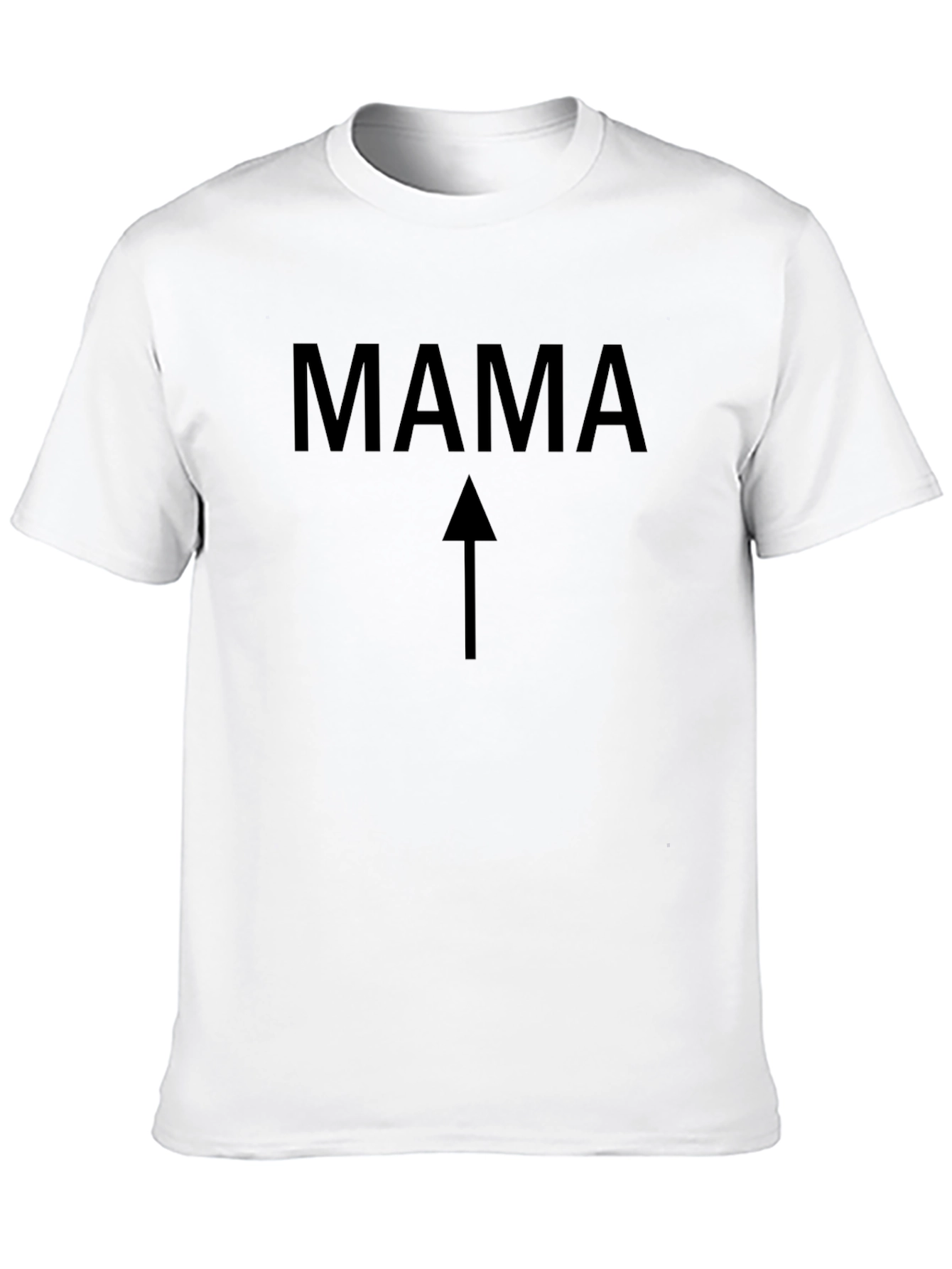 Mama Arrow Point T-Shirt - Black