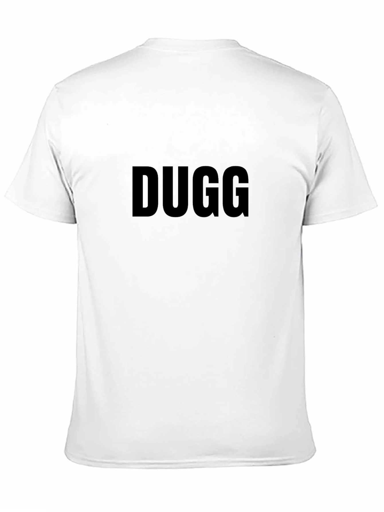 DUGG Graphic Tee - Black Cotton Blend Casual Wear