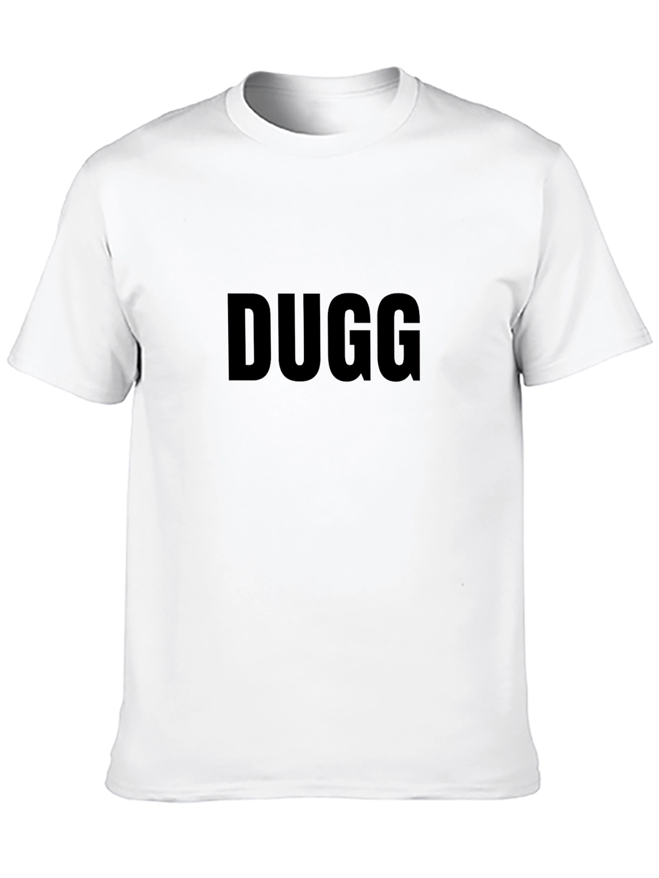 DUGG Graphic Tee - Black Cotton Blend Casual Wear