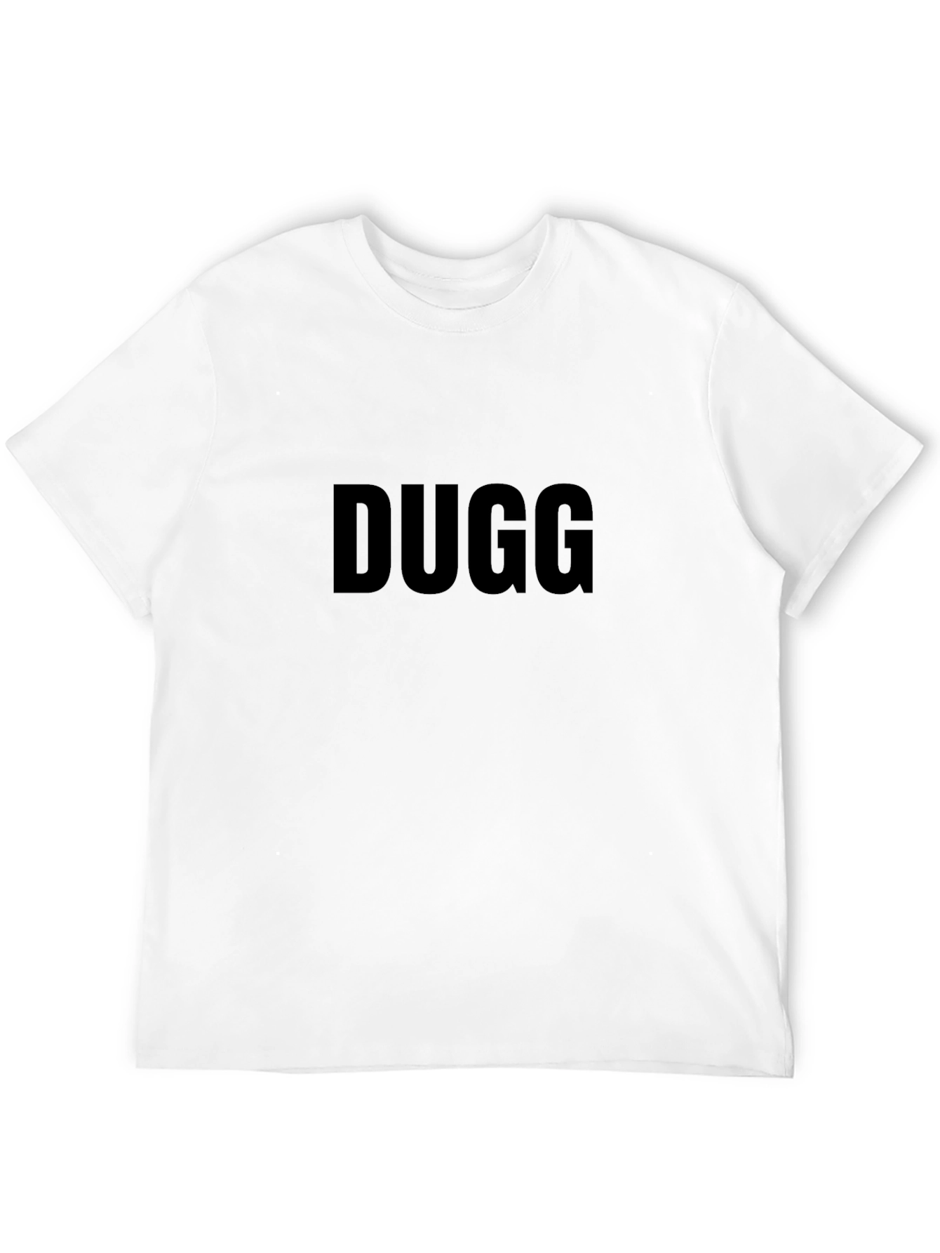 DUGG Graphic Tee - Black Cotton Blend Casual Wear