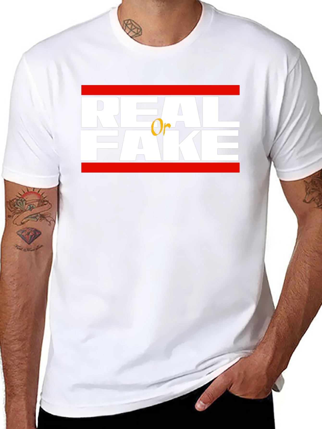 Real or Fake Graphic Tee