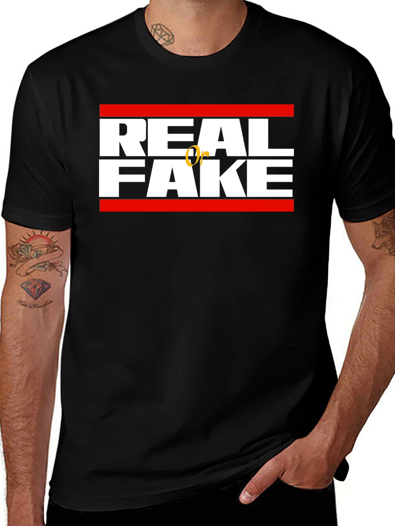 Real or Fake Graphic Tee