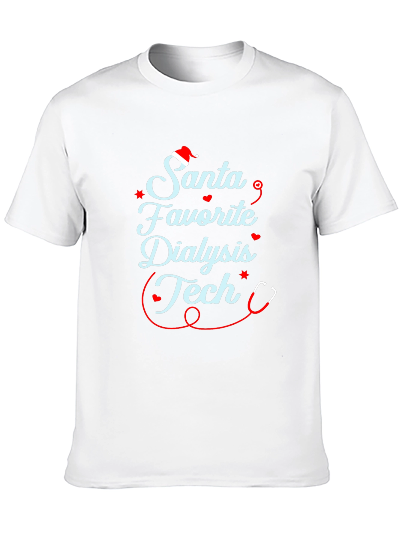 Santas Favorite Dialysis Tech Holiday T-Shirt
