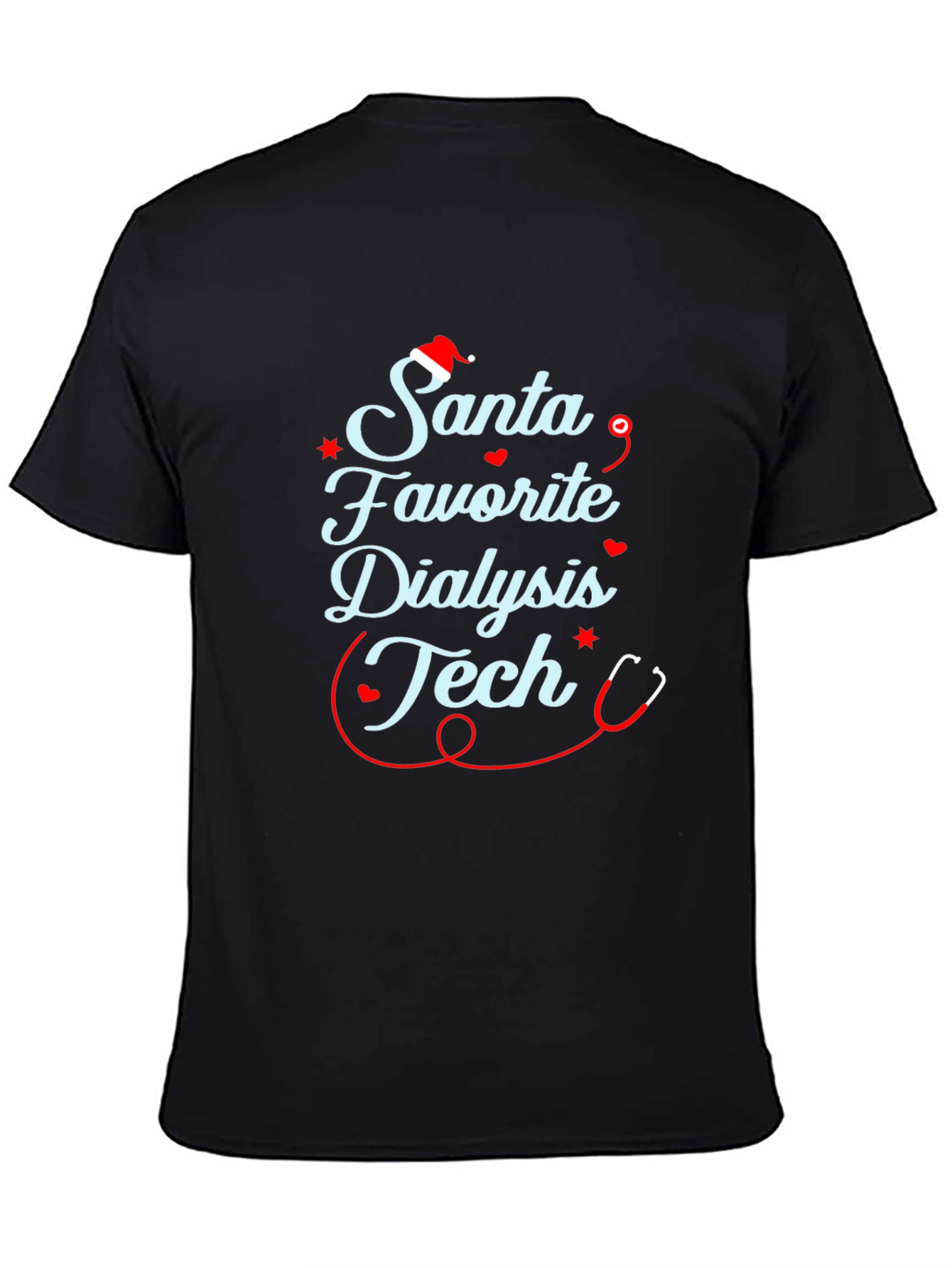 Santas Favorite Dialysis Tech Holiday T-Shirt