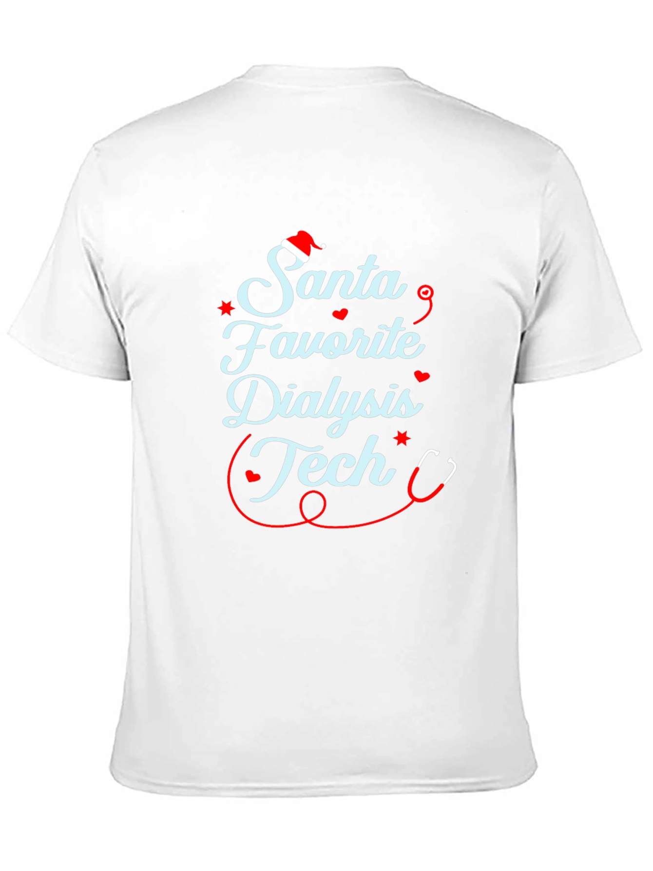 Santas Favorite Dialysis Tech Holiday T-Shirt