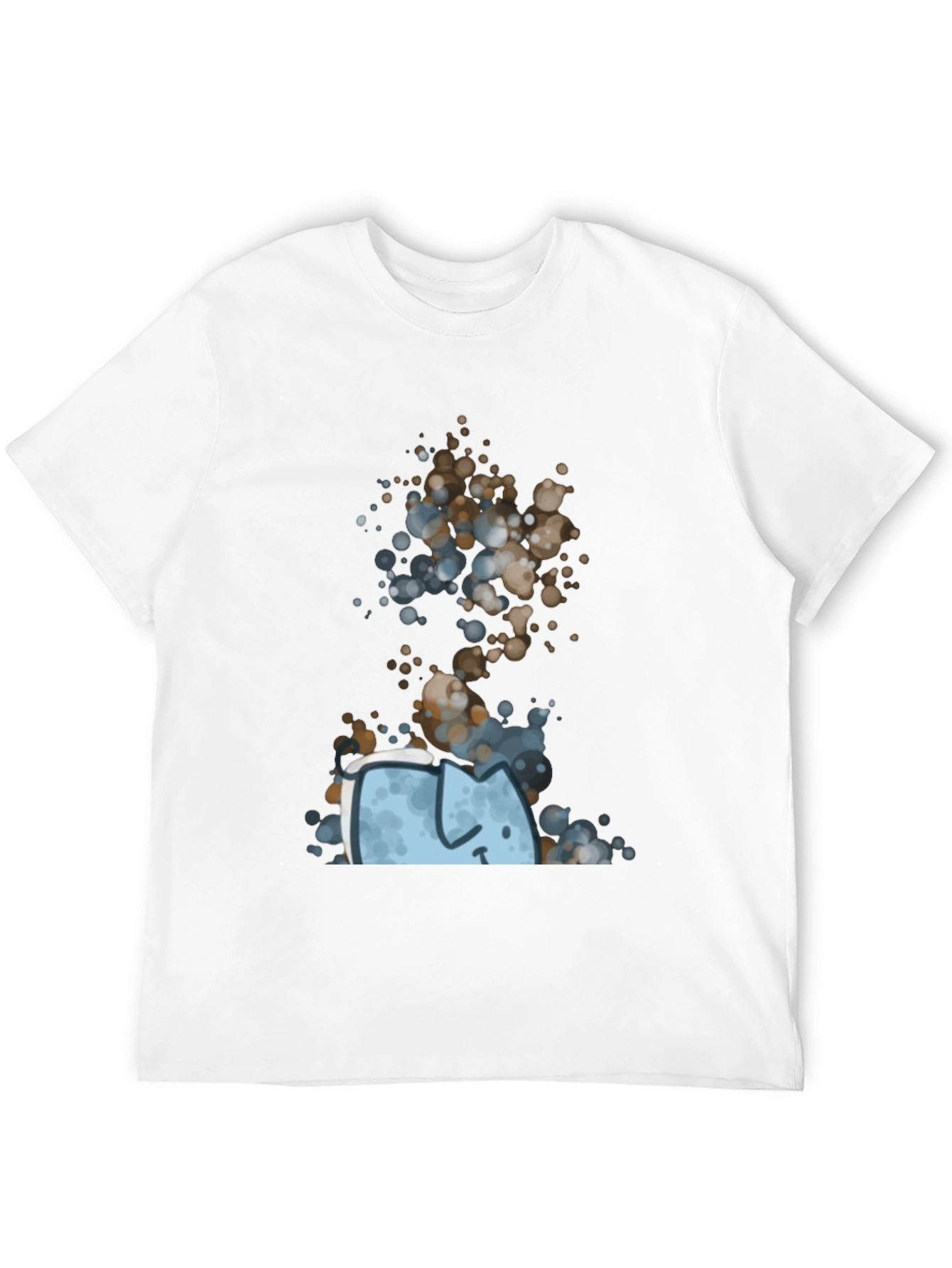 Abstract Cat Graphic Tee - Unique Style