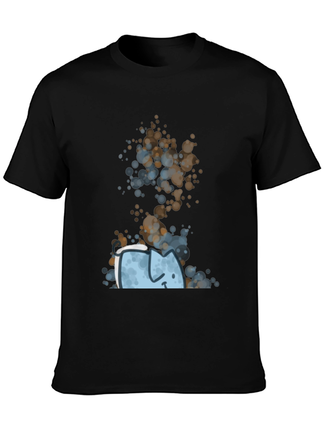 Abstract Cat Graphic Tee - Unique Style